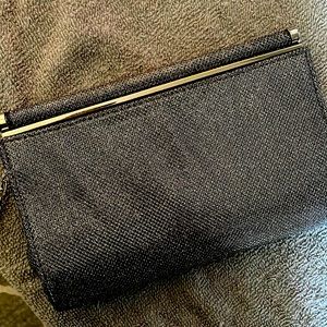 Kate Landry clutch/ shoulder bag with chain/ cloth shoulder strap.